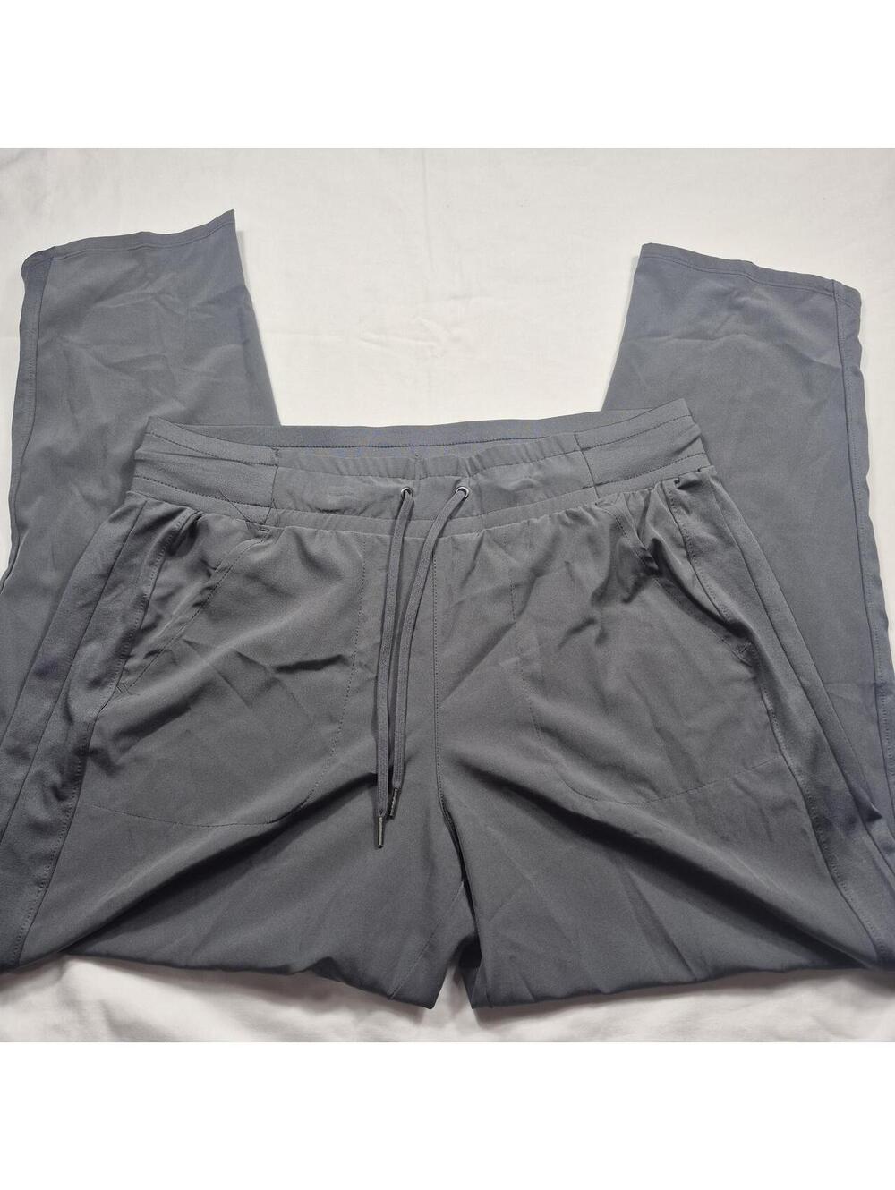Women's Grey Athletic Elastic and Drawstring Waist sz M